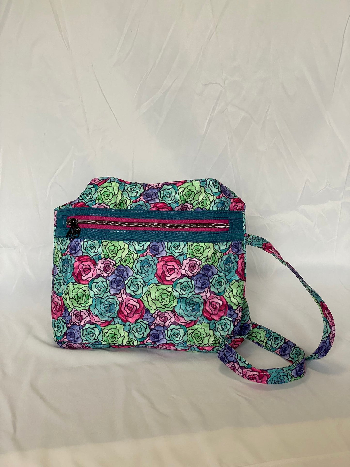 Stain Glass Flowers Shoulder Bag