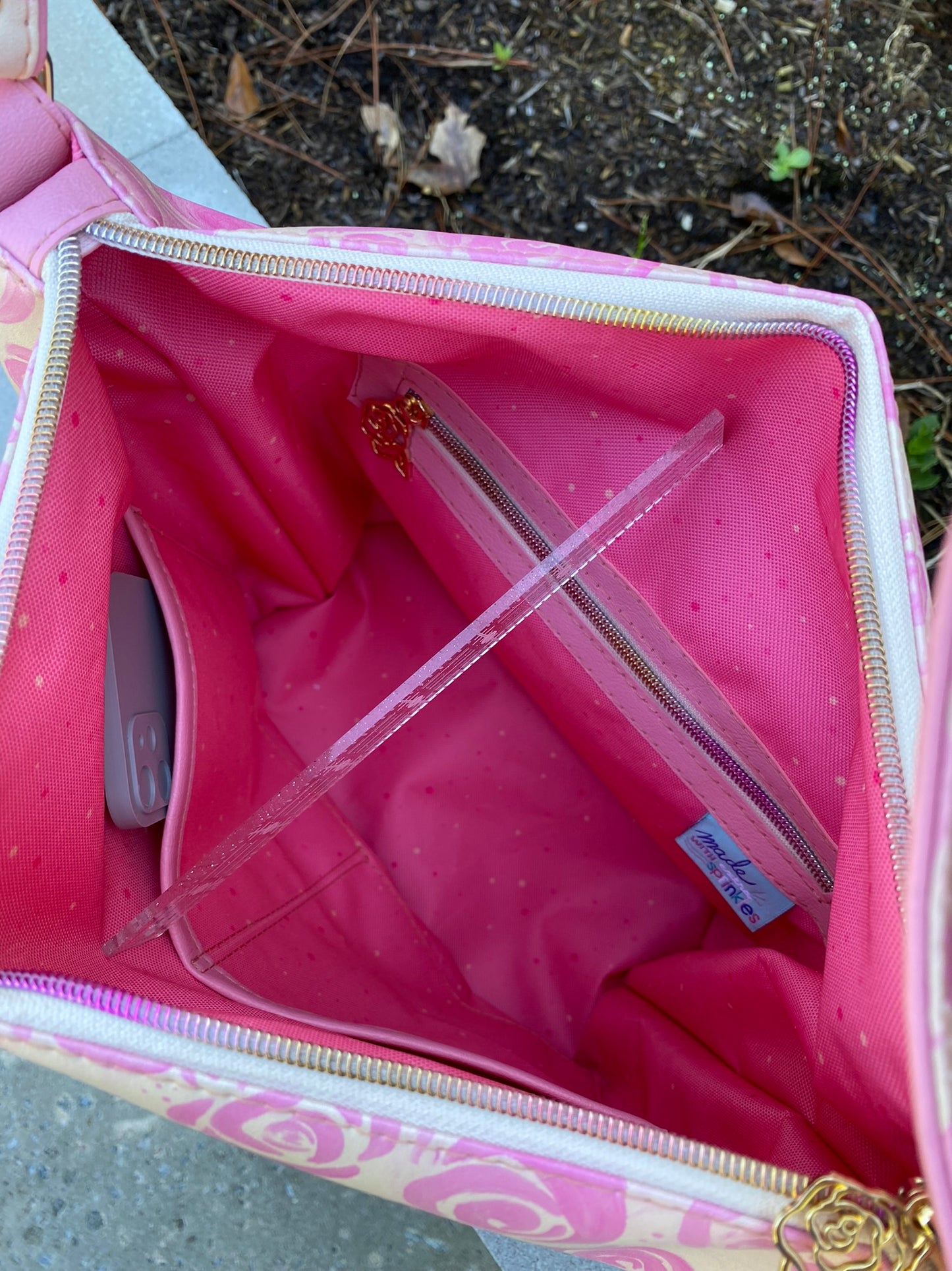 Roses and Cream Convertible Bag