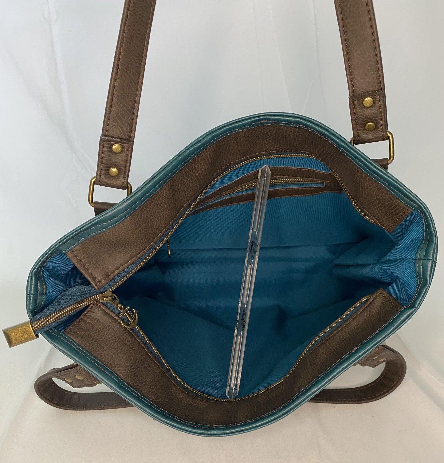 Green and Brown Tote