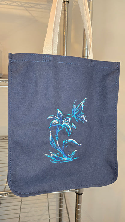 Embroidered Canvas Tote Bags