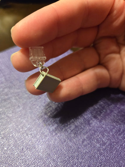 Book Charm Dust Plugs