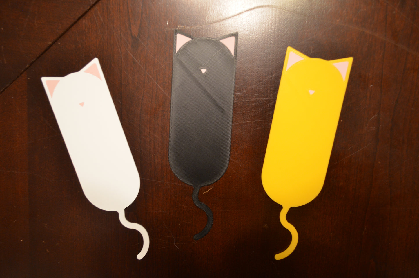 3D Printed Cat Bookmark