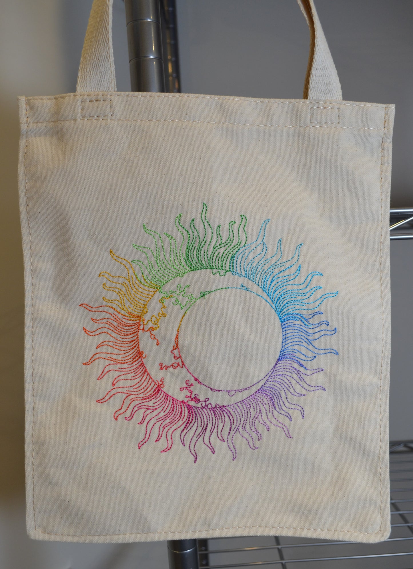 Small Embroidered Tote