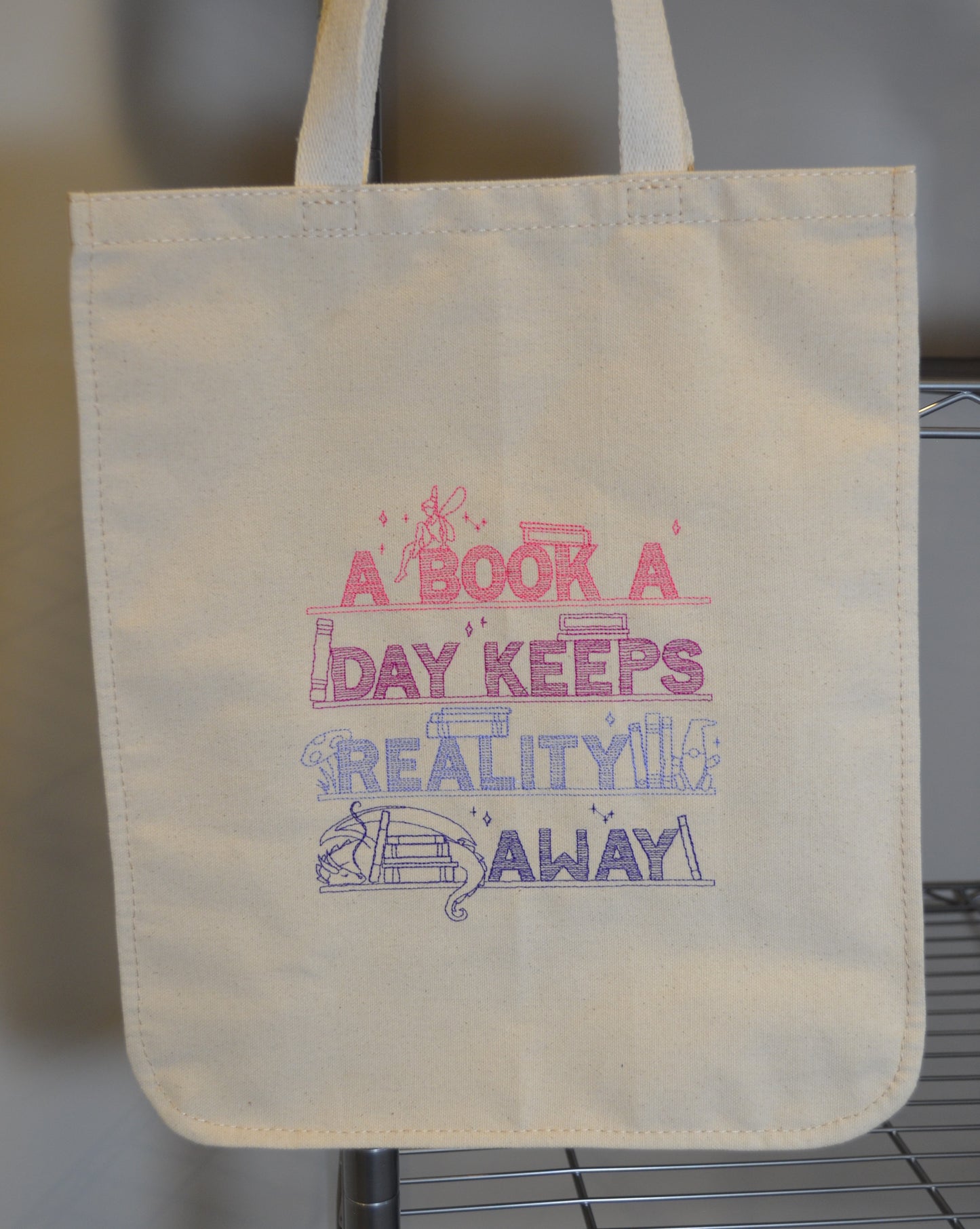 Embroidered Canvas Tote Bags