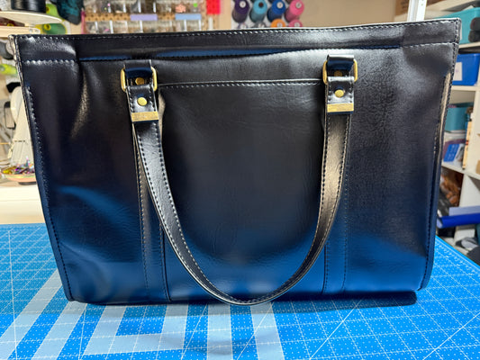 Black and Grey Work Tote