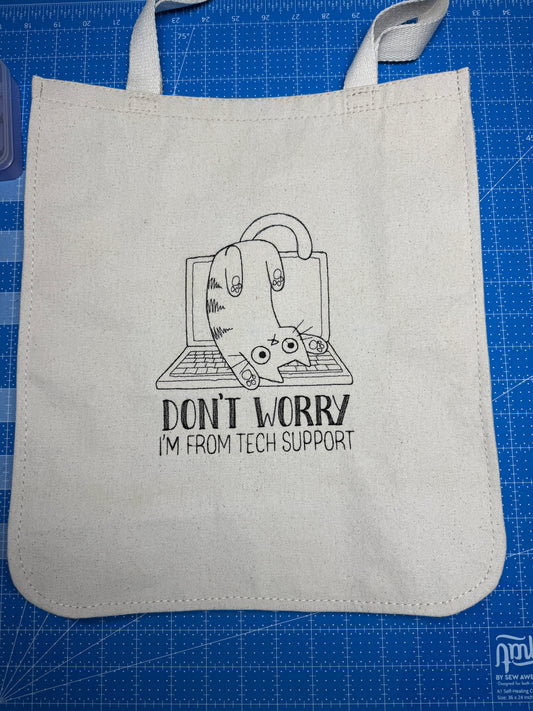Embroidered Canvas Tote Bags