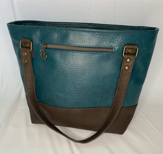 Green and Brown Tote